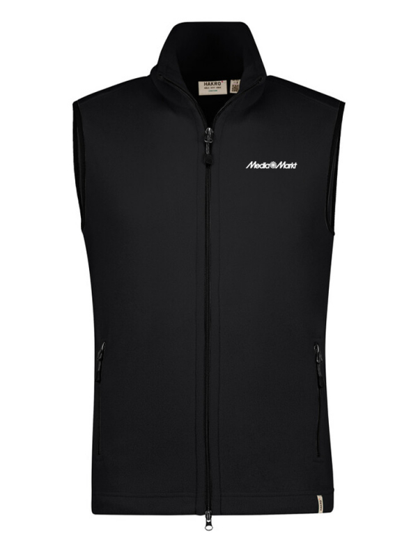 Herren Fleeceweste Toronto Schwarz